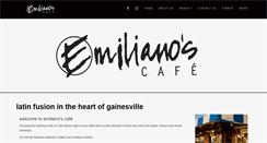 Desktop Screenshot of emilianoscafe.com